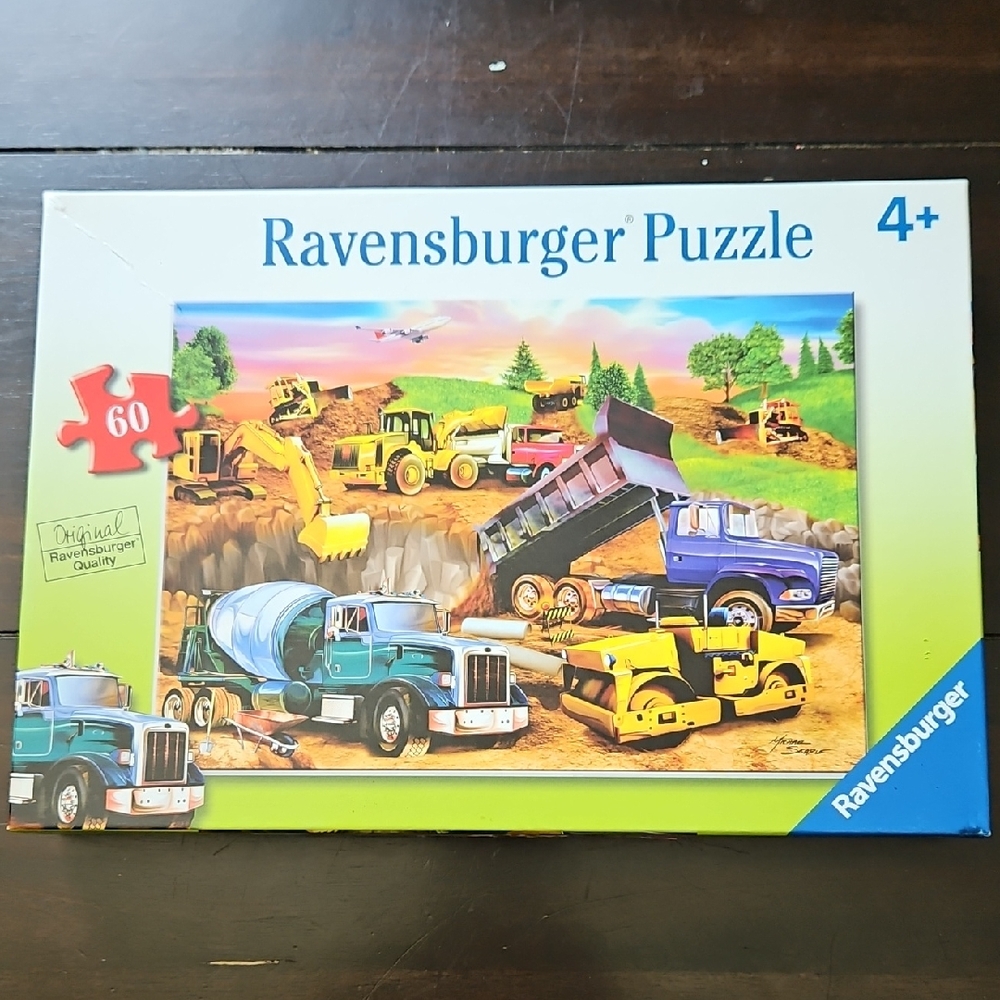 Ravensburger Blue and Green Puzzle Construction Site